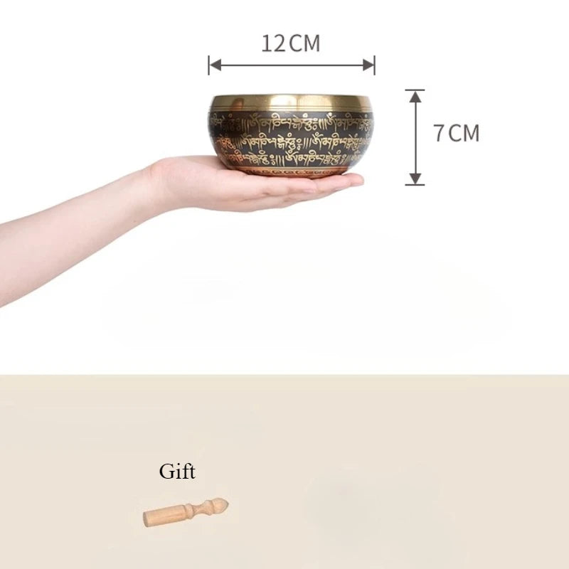 Meditation Singing Bowl – Nepal Handmade Buddhist Sound Bowl