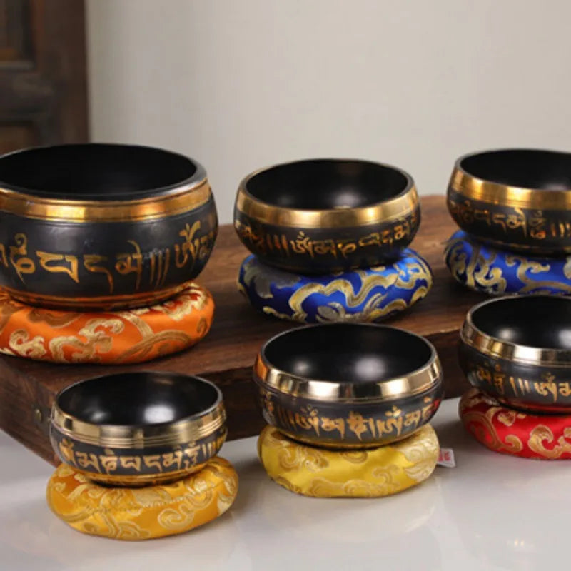 Handmade Tibetan Singing Bowl – Rattling Copper Meditation Sound Bowl