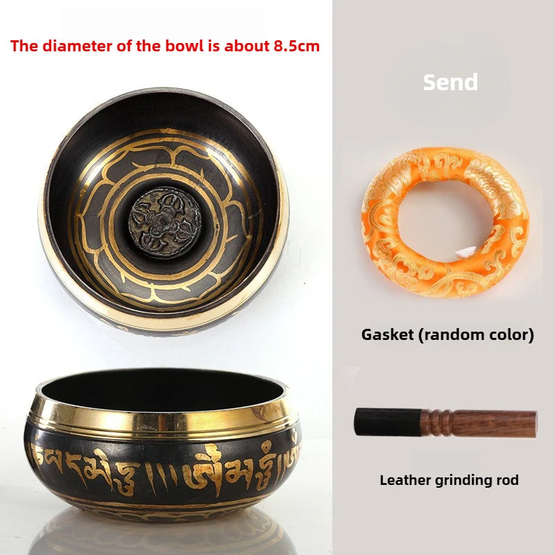 Handmade Tibetan Singing Bowl – Rattling Copper Meditation Sound Bowl