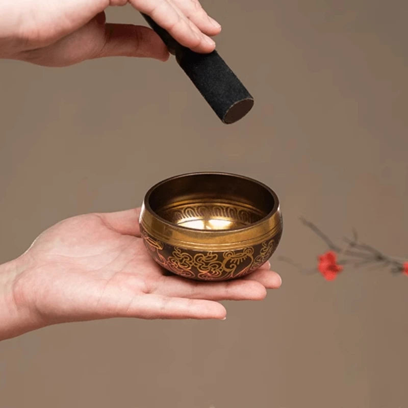 Meditation Singing Bowl – Nepal Handmade Buddhist Sound Bowl