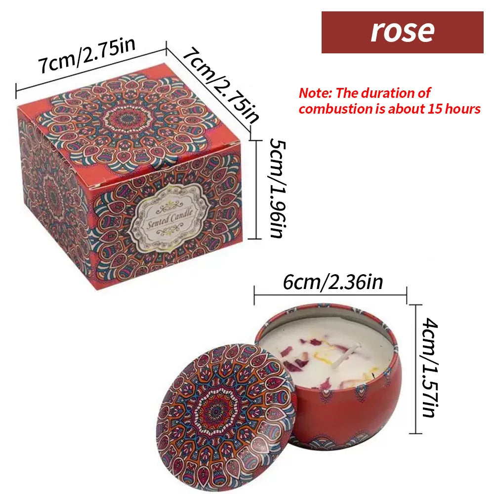 Dried Smokeless Aromatherapy Candles – Meditation & Yoga Relaxation